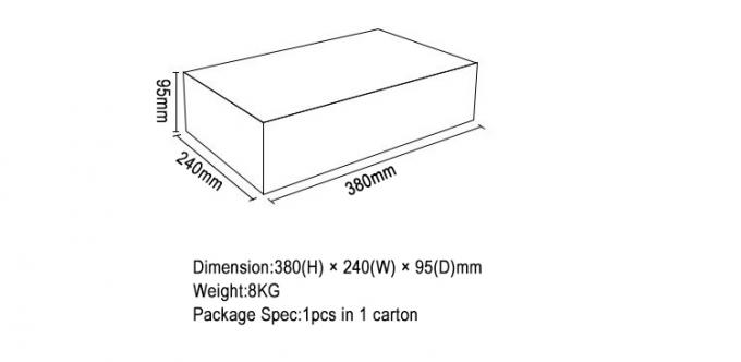 EV-HW Elektroauto Wallbox-Ladegerät-Gewehr-Linie mit Schirm 7KW 9