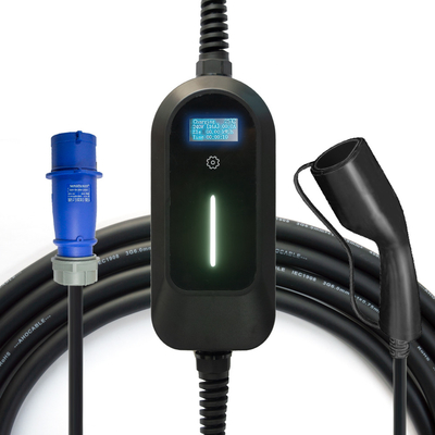 Ladegerät EVCOME tragbares Ev (3.5KW 7KW 11KW maximales 32A Ajutable) 5M Or Customized Cable Soem-ODM