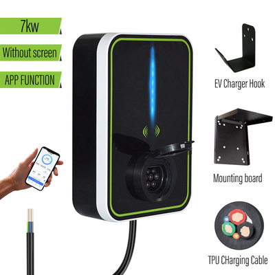 Ladegerät Ausgangs-3.6KW/7KW/11KW/22KW Ev Wallbox mit APP für Elektroauto